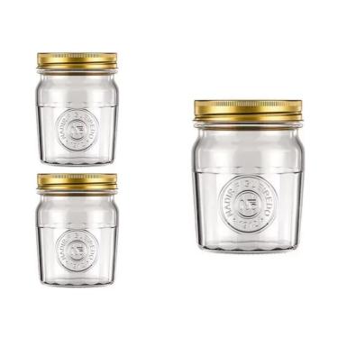 Imagem de Pote Americado Vintage Retro Tampa Biscoito 500ml Nadir 2Un