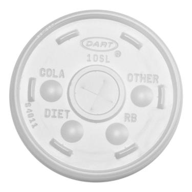 Imagem de Tampa de Plástico para Copo de EPS de 300ml com 100 Unidades