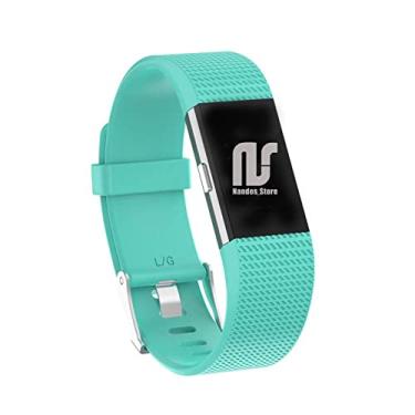 Imagem de Pulseiras unissex para Fitbit Charge 2 - Pulseira de substituição - Nandos-Store (Verde)