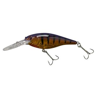 Imagem de Berkley Isca de pesca Flicker Shad, Slick Purple Bengal, 1/8 oz, 1 1/2" | Crankbaits de 4 cm, tamanho, perfil e profundidade de mergulho imitam o verdadeiro Shad, equipado com anzol Fusion19