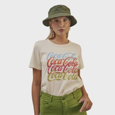 Imagem de Camiseta Feminina Estampada Coca-Cola