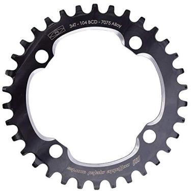 Imagem de Coroa 34 Dentes Alumínio Nottable Bcd104 Preta