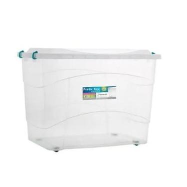 Imagem de Container Multiuso Rodinhas Organizadora Brinquedos 150L