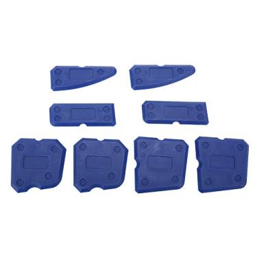 Imagem de Ferramenta de calafetagem, kit de ferramentas de calafetagem de vidro de silicone raspador de calafetagem para vedação de acabamento de rejunte