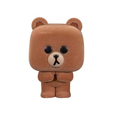 Imagem de Funko Pop Animation: Line Friends - Brown #928 Flocked