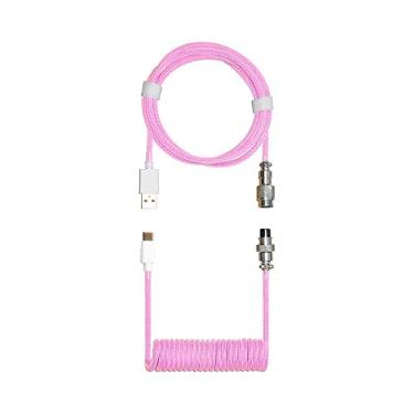 Imagem de CABO TECLADO COILED DUPLO COOLER MASTER MAGENTA - KB-CMZ1 (UNIVERSAL)
