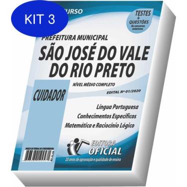 Imagem de Kit 3 Apostila São José Do Vale Do Rio Preto - Cuidador