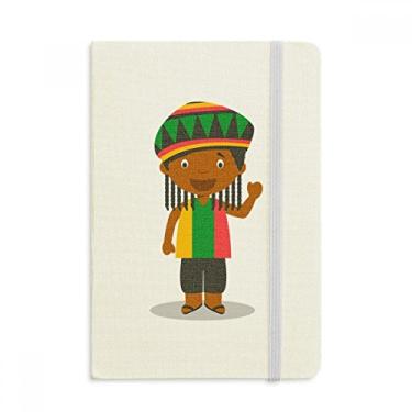 Imagem de Caderno de desenho Jamaica preto selvagem oficial de tecido capa dura diário clássico