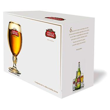 Imagem de Stella Artois Jogo Com 6 Taças Para Cerveja Ambev Transparente 250Ml