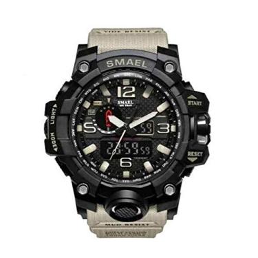 Imagem de Relógio Smael S Shock Original Na Caixa Tático Militar Prova D'água (cacki)