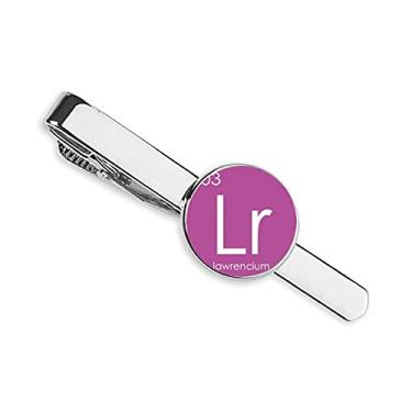 Imagem de Tabela de menstruação de elementos de química Actinide Lawrencium Lr Gravata, clipe de gravata, presente homem de negócios