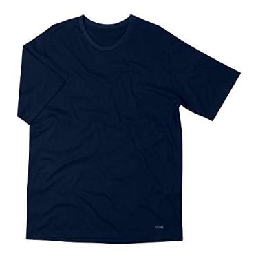 Imagem de Camiseta Algodao M.Curta, Mash, Masculino, Azul Marinho, G