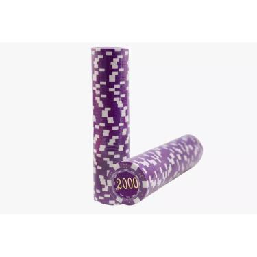 Imagem de Kit Ficha De Poker Com 50 Fichas Numeradas - 40MM ABS