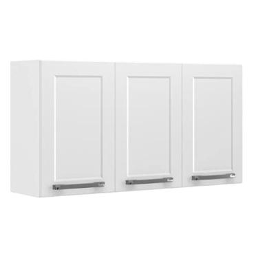 Imagem de Armário Aéreo Para Lavanderia e Área de Serviço Itatiaia 3 Portas Florença Branco Neve