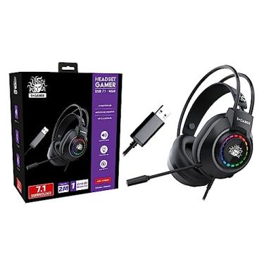 Imagem de 5+ Headset Fone Gamer 7.1 Led RGB 5+ Gamer X5-2000