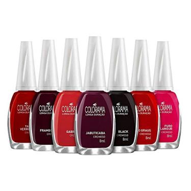 Imagem de Kit Esmaltes Colorama Selecionados Cremoso 7 Cores 8ml