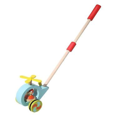 Imagem de 1pc crianças de madeira brinquedo educativo brinquedo helicóptero chiqueiro