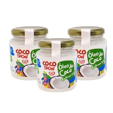 Imagem de Kit 3 Copra Coco Show Óleo De Coco Extravirgem 200ml