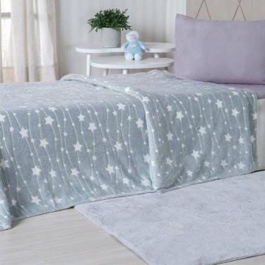 Imagem de Manta Solteiro Candy Brilha no Escuro 150x220 Super Macia
