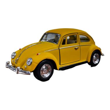 Imagem de Miniatura Volkswagen Fusca 1967 Amarelo Fosco 1:32