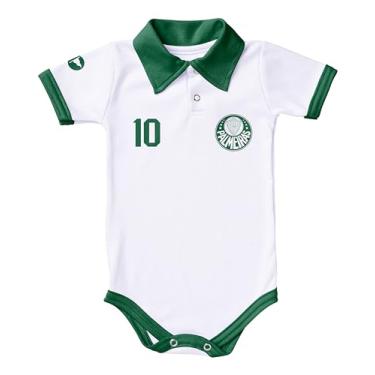 Imagem de Body Palmeiras Polo Branco Torcida Baby