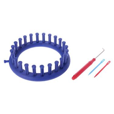 Imagem de 3 Taille Classique Cercle Métier Tricot Tricoteuse Écharpe Chapeau Crochet Pompon Makers