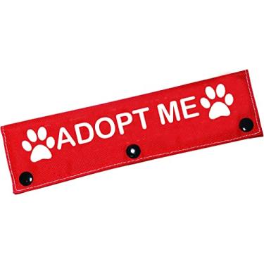 Imagem de Coleira engraçada para cães Adopt Me Dog Leash Wrap Alert Hanging ID Patch Tag Pet Presente de aniversário (Adopt Me-Manga)