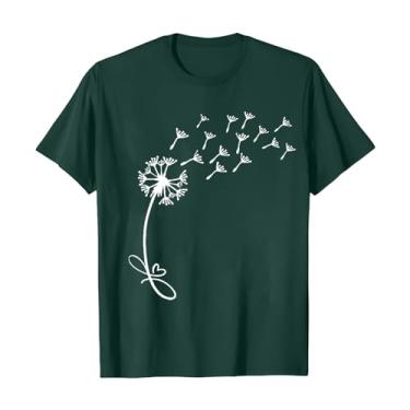 Imagem de Camiseta feminina bonita gola V girassol flores silvestres gráfico casual estampado camiseta manga curta feminina, Ag, G