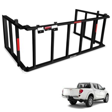 Imagem de Extensor de Caçamba L200 Triton 2008 A 2018 Rampa Preto Gtnox