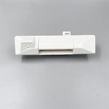 Imagem de Maçaneta da porta traseira com furo para câmera, compatível com grande captador de parede, wingle 7 cores brancas(Size:No hole)