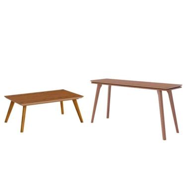 Imagem de Aparador para Sala Zuri com Mesa de Centro Classic Freijó - Imcal