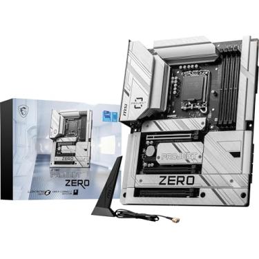 Imagem de MSI Placa-mãe Z790 Project Zero Gaming (suporta processadores Intel de 14ª/13ª/12ª geração, LGA 1700, DDR5, PCIe 5.0, slots M.2, LAN de 2,5 Gbps, USB 3.2 Gen2, HDMI/DP, Wi-Fi 7, Bluetooth 5.4, ATX)