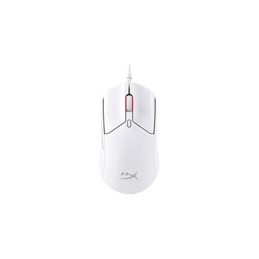 Imagem de Mouse Gamer HyperX Pulsefire Haste 2, RGB, 26000DPI, 6 Botões, Branco - 6N0A8AA