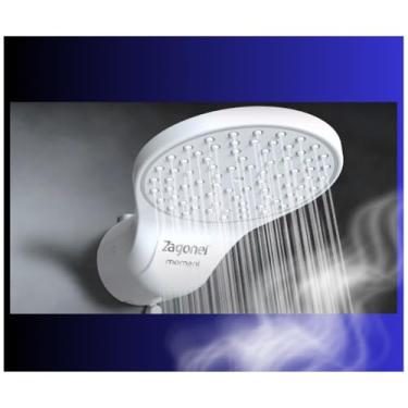 Imagem de Chuveiro Ducha Zagonel Moment 4T, 5500W, 127V, Branco, Veda Rosca