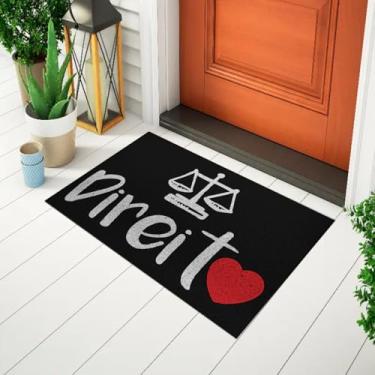 Imagem de Capacho Decorativo e Divertido Para Porta Tapete Criativo Profissão - Direito Ca343