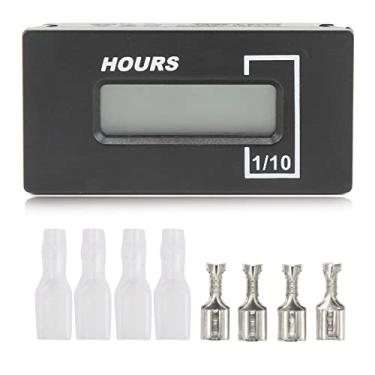 Imagem de Horímetro Digital à Prova D'água, Horímetro à Prova D'água, Tacômetro LCD Digital, Horímetro Reajustável, Tacômetro LCD De Alta Precisão Para Trator Cortador De Grama