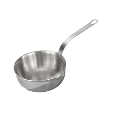 Imagem de Generic Panela aquecedora de manteiga, frigideira com anel suspenso e bico de um lado, pequena panela de óleo quente, pote para macarrão de casa de