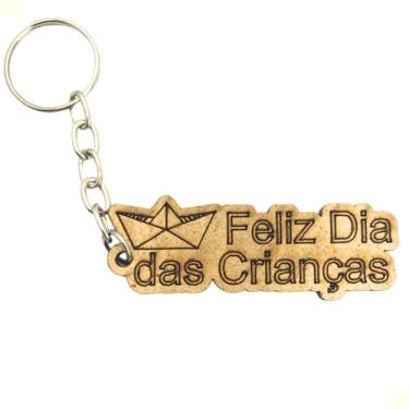 Imagem de Kit 10 Chaveiros Lembrancinhas Dia Das Crianças Em Mdf Barquinho