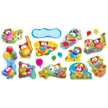 Imagem de Trend Enterprises Quadro de avisos Owl-Stars, conjunto de 17