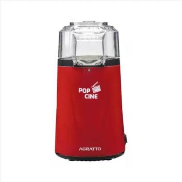 Imagem de Pipoqueira elétrica Agratto Pop Cine ar quente vermelho 1200W 220V
