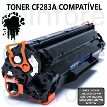 Imagem de Toner Compatível Premium CF283a 283a 83a M125a M127fn M127fw M225, CF2