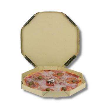 Imagem de Kit 3 Pacotes Caixa Parda De Pizza Oitavada Top/Basic N35 - 75un - Tam