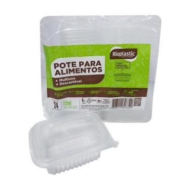 Imagem de Pote com Tampa Articulada 250 Ml 288 Unidades Rioplastic