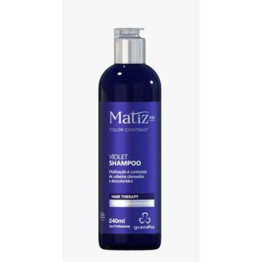 Imagem de Shampoo Violet MatizadorGrandha Cabelo Loiro Grisalho 240ml