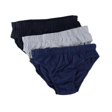 Imagem de Cueca Masculina Selene Slip kit com 3 Mescla - 11910001, EG