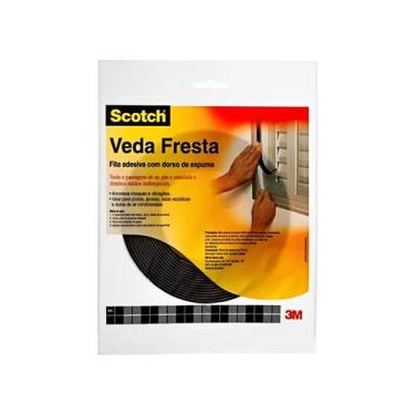 Imagem de Fita Adesiva Veda Fresta 3m Scotch 19mm X 5 Metros