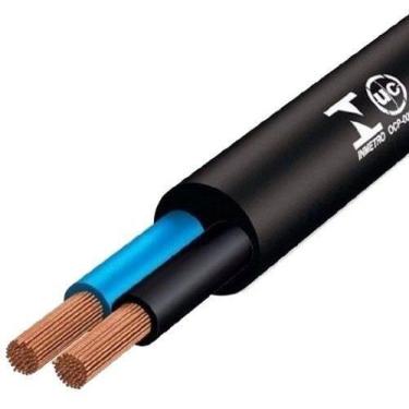 Imagem de Fio Cabo PP Flexível 100 metros 500V 2 x 2,5 mm Preto Sil - SIL FIOS e