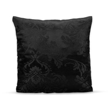 Imagem de Capa Fronha de Almofada c/ Zíper 40cmx40cm Jacquard Adamascado Luxo - 