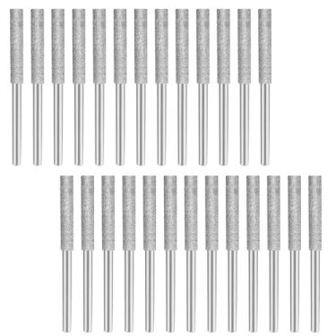 Imagem de Jiozermi 12 peças de motosserra de 1,5 mm (5/81.3 cm), afiador de motosserra, lixa de pedra, acessórios para motosserra elétrica, 4,0 mm