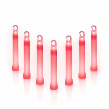 Imagem de Windy City Novelties - Pacote com 50 - Bastões brilhantes premium de 10 cm (vermelho)